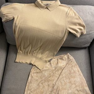 Foray golf polo and skirt